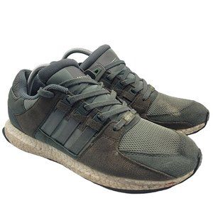 Adidas UltraBoost EQT Support Mens 9.5 Ultra Trace Green Shoes Sneakers BB1240